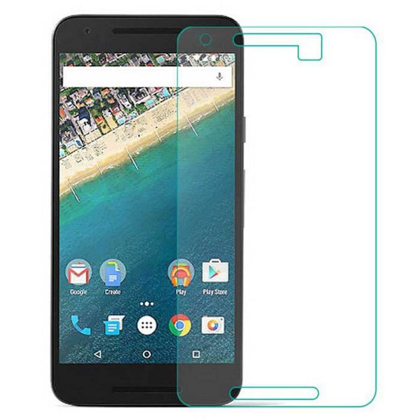 Colorfone Google Nexus 6P näytönsuoja karkaistua lasia Transparent