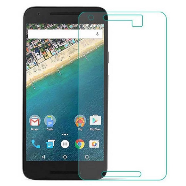 Colorfone Google Nexus 6P skærmbeskytter i hærdet glas Transparent