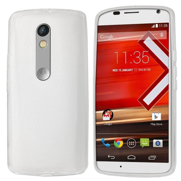 Colorfone Motorola Moto X Play Cover (läpinäkyvä) Transparent