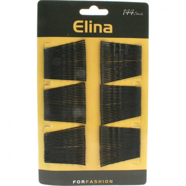 Hårnålar / Hair Pins i Metall 144-Pack (Svart) Black