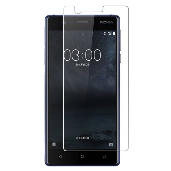 Colorfone Nokia 3 näytönsuoja karkaistua lasia Transparent