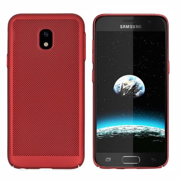 Colorfone Samsung Galaxy J7 2017 Skal Med Hål (Röd) Röd