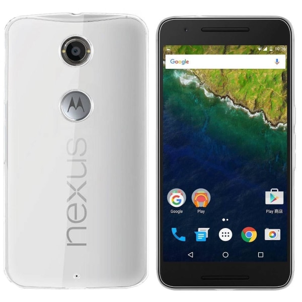 Colorfone Google Nexus 6-cover (gennemsigtig) Transparent
