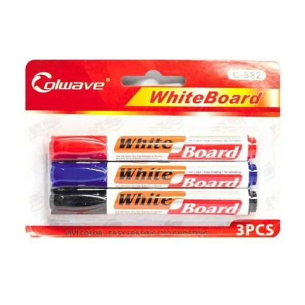 Whiteboard Pennor (3-Pack) multifärg