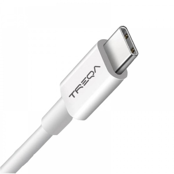Treqa USB-C-kabel 2m (hvid) White
