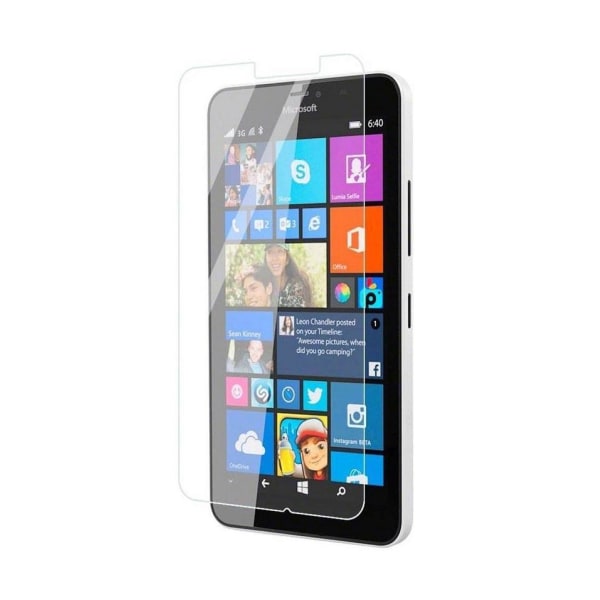 Colorfone Microsoft Lumia 640XL näytönsuoja karkaistua lasia Transparent