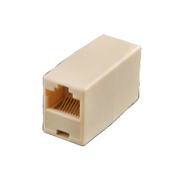 Nätverkskabel Förlängare / RJ45 Adapter Beige