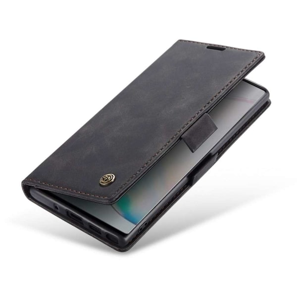 CaseMe Samsung Galaxy Note 10 Wallet Retro (MUSTA) Black