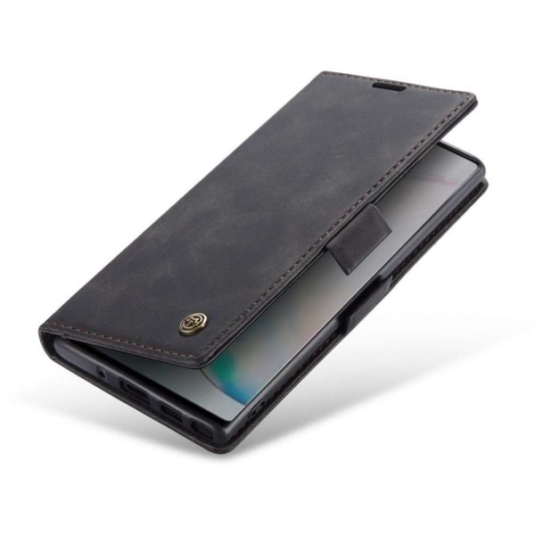 CaseMe Samsung Galaxy Note 10 Wallet Retro (SVART) Svart