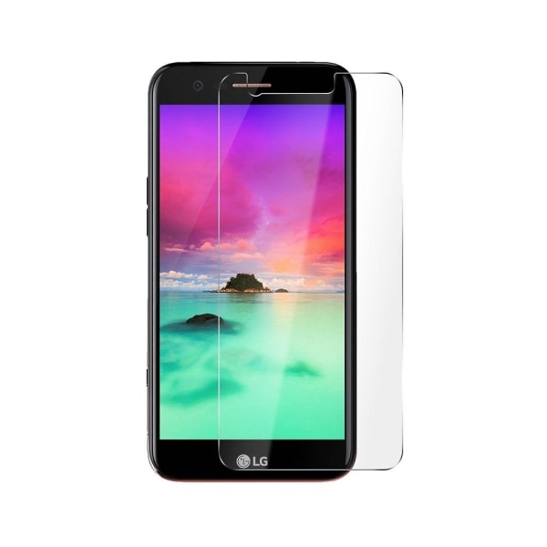 Colorfone LG K10 2018 näytönsuoja karkaistua lasia Transparent