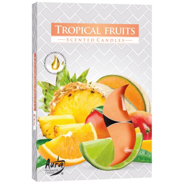 Doftljus Tropiska Frukter (6-Pack) Gul