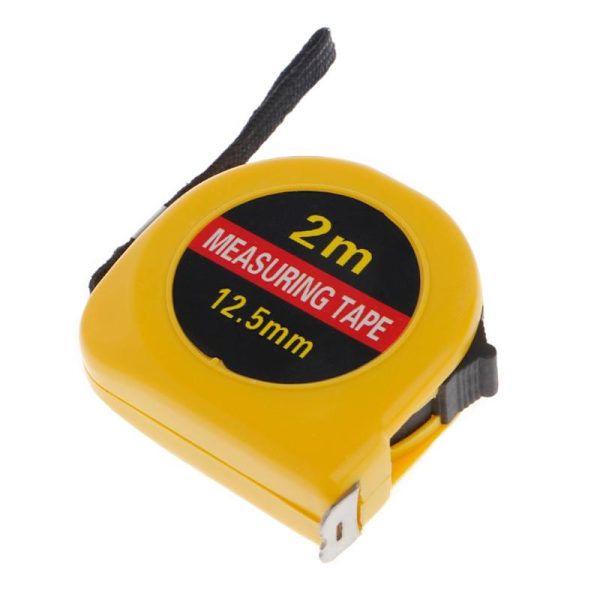 Måttband - 2M / 6ft (Gul) Yellow