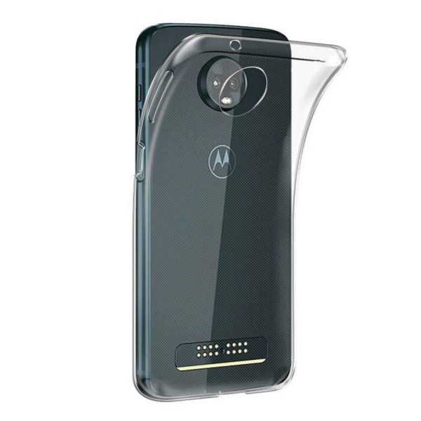 Colorfone Motorola Moto Z3 Play Cover (gennemsigtig) Transparent