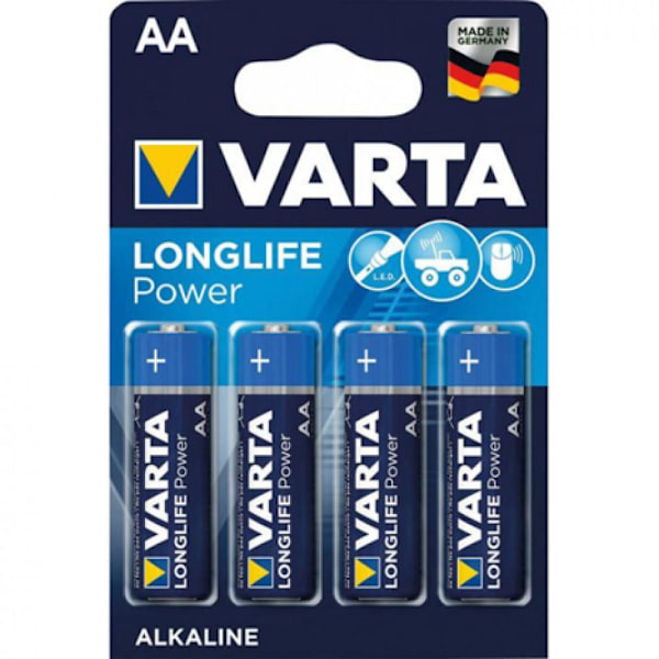 Varta Longlife Power AA Batteri (4-pack) Multicolor