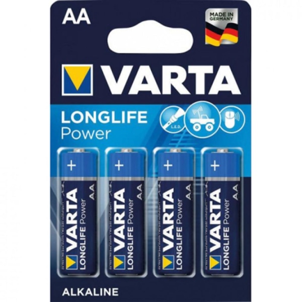 Varta Longlife Power AA Batteri (4-pack) multifärg