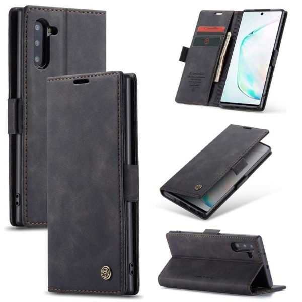 CaseMe Samsung Galaxy Note 10 Wallet Retro (MUSTA) Black