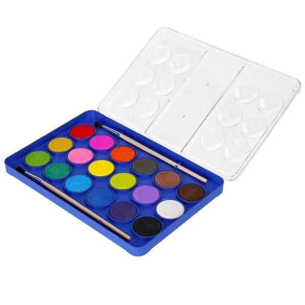 Prima Art Vattenfärger Med Penslar (18 Färger) Multicolor
