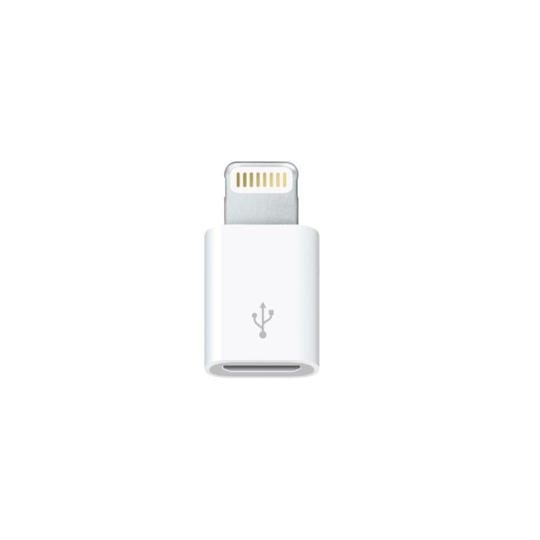 USB-Micro Till Lightning Adapter (Vit) Vit