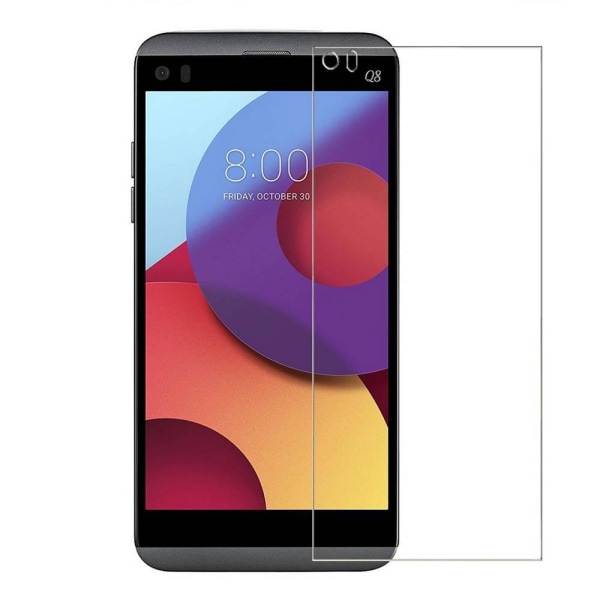 Colorfone LG Q8 näytönsuoja karkaistua lasia Transparent