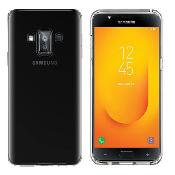Colorfone Samsung Galaxy J7 Duo Cover (gennemsigtig) Transparent