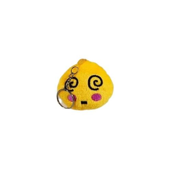 Nyckelring / Nyckelknippa Med Emoji (#9) Gul one size