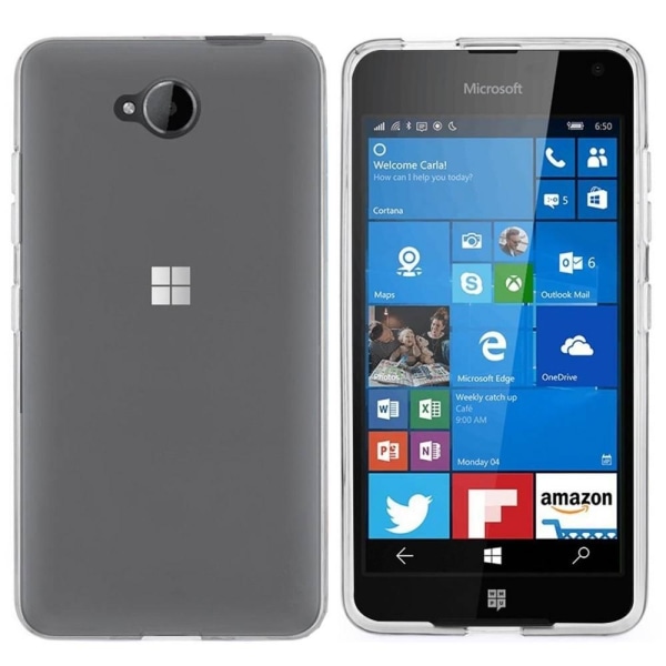 Cover Microsoft Lumia 650 -kuori (läpinäkyvä) Transparent
