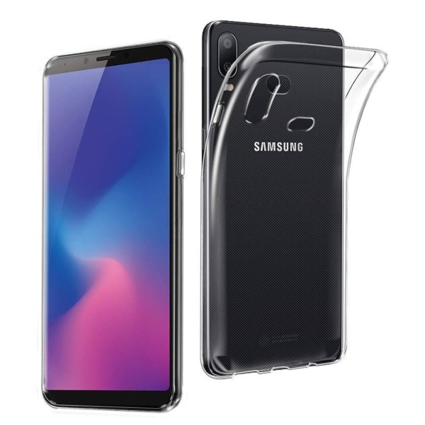 Colorfone Samsung Galaxy A6s cover (gennemsigtig) Transparent