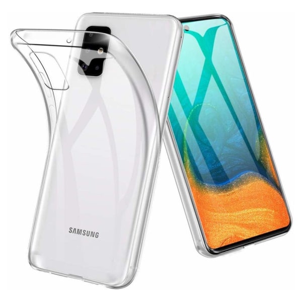 Colorfone Samsung Galaxy A71 cover (gennemsigtig) Transparent