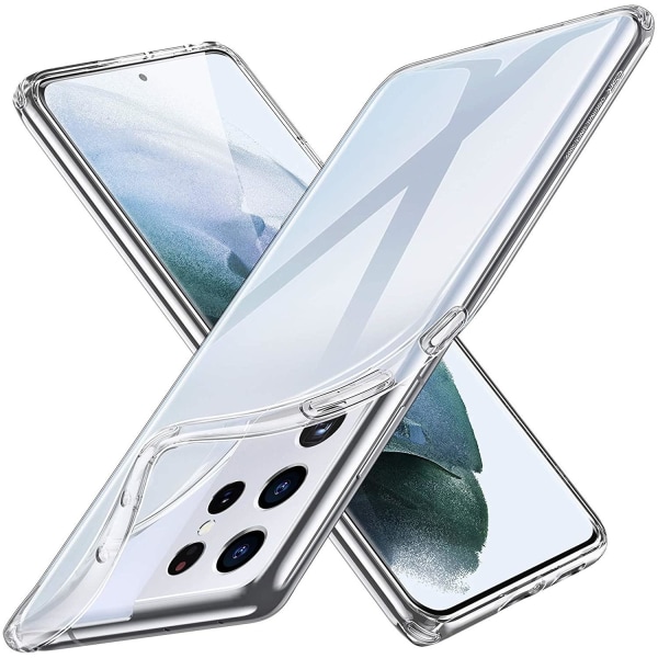 Colorfone Samsung Galaxy S21 Ultra -kuori (läpinäkyvä) Transparent