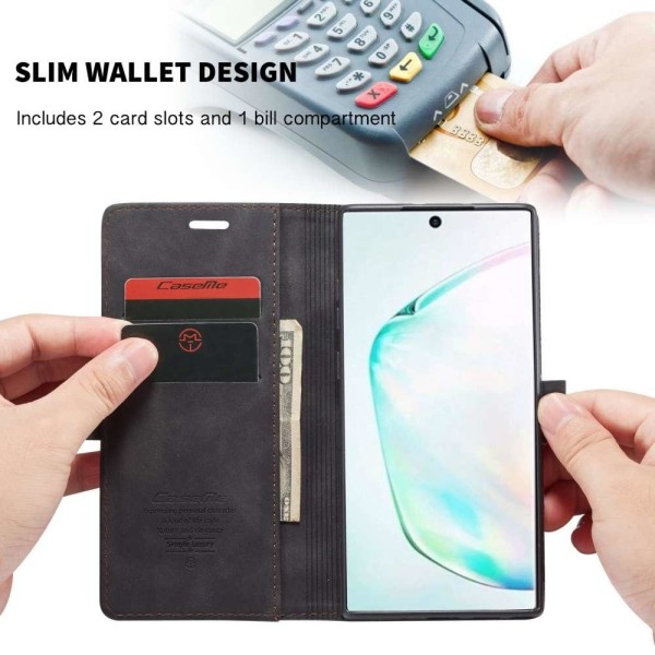 CaseMe Samsung Galaxy Note 20 Ultra Wallet Retro (SVART) Svart