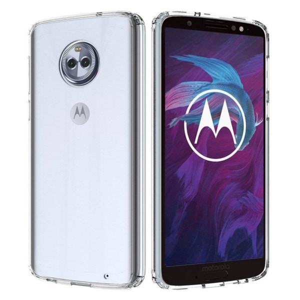 Colorfone Motorola Moto G6 Plus cover (gennemsigtig) Transparent