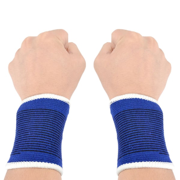 Elastiska Svettband / Vristband (BLÅ) Blå one size