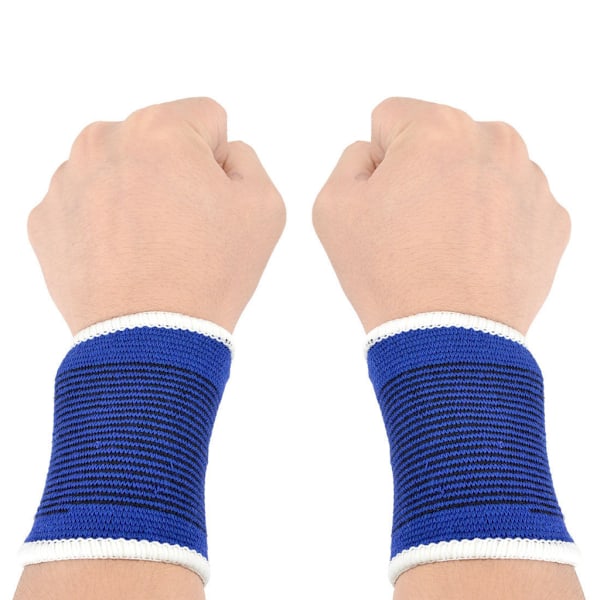 Elastiska Svettband / Vristband (BLÅ) Blue one size