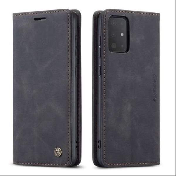 CaseMe Samsung Galaxy S20 Wallet Retro (SVART) Svart