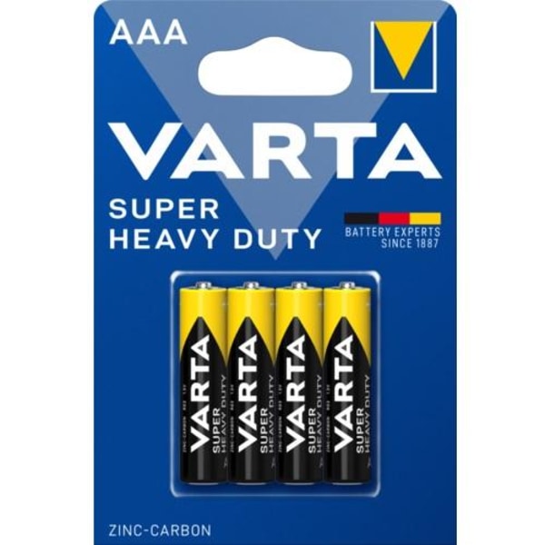 Varta Super Heavy Duty AAA Batteri (4-pack) Multicolor