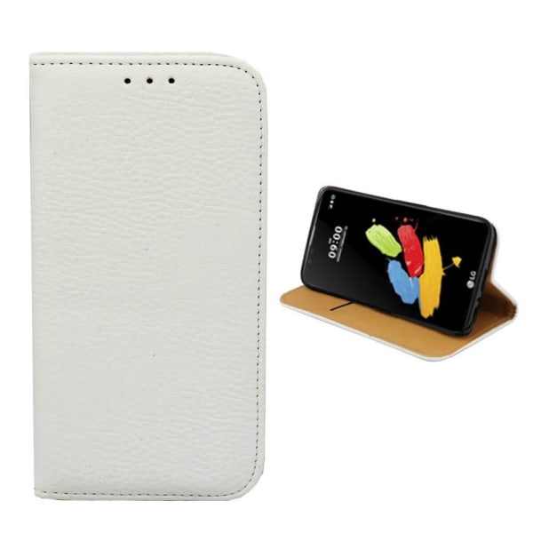 Case LG Stylus 2 / Stylus 2 Plus -lompakkokotelo (valkoinen) White