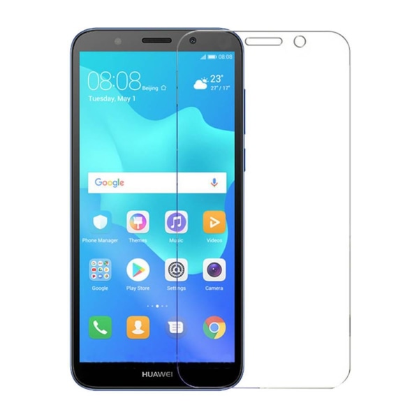 Colorfone Huawei Y5 2018 Skärmskydd i Härdat Glas Transparent
