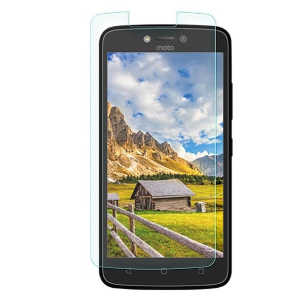 Colorfone Motorola Moto C Plus skærmbeskytter i hærdet glas Transparent