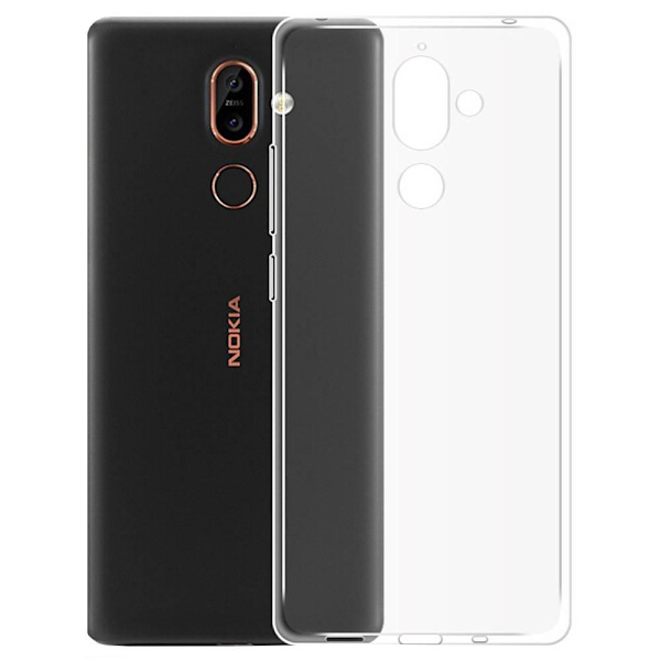 Cover Nokia 7 Plus -kuori (läpinäkyvä) Transparent