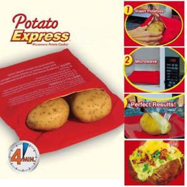 Potato Express - Perunat mikroaaltouunissa Red