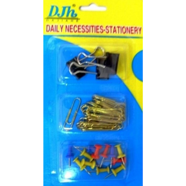 Paper Clips, Metal Clips and Map Pins Multicolor