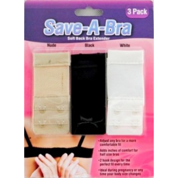 Save A Bra - BH-Förlängare (3-Pack) multifärg one size