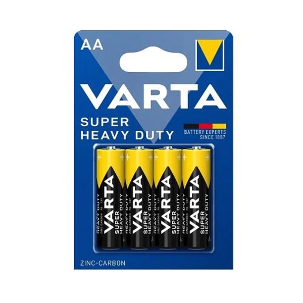 Varta Super Heavy Duty AA Batteri (4-pack) Multicolor