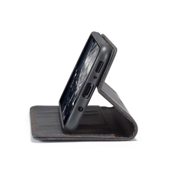 CaseMe Samsung Galaxy A31 Wallet Retro (MUSTA) Black