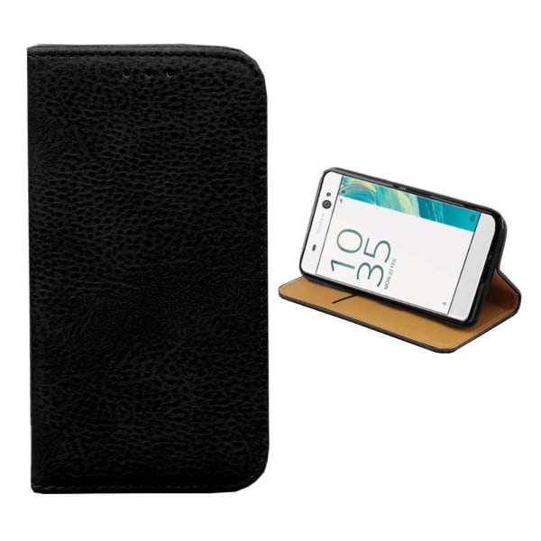 Colorfone SONY Xperia XA Ultra Wallet Case (sort) Black