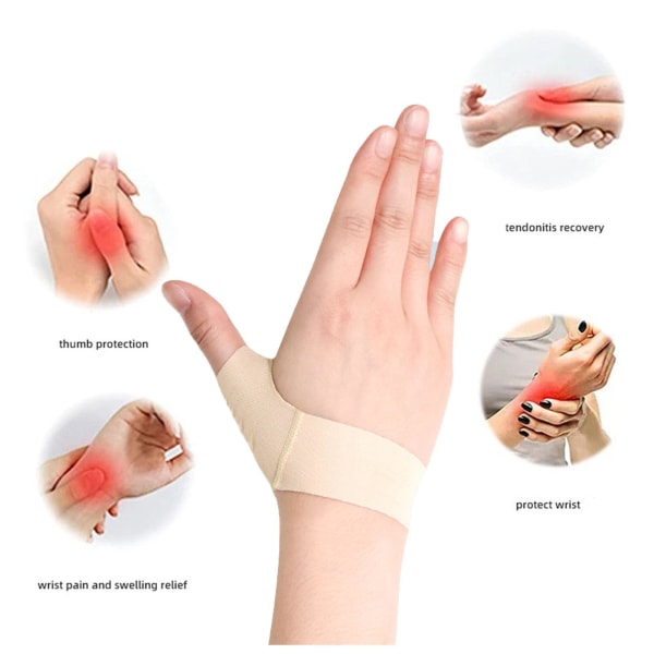 Justerbar Fingerhållare Protector Brace Medical Thumbs Hands Sp naturelS S