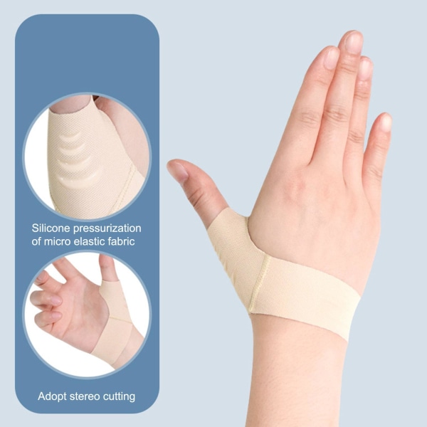 Justerbar Fingerhållare Protector Brace Medical Thumbs Hands Sp naturelS S
