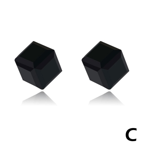 Cubic Lymphvity MagneticTherapy EarStuds,Crystal Therapy Örhänge Color One-size