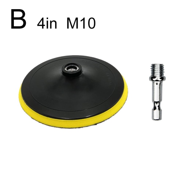 Bilpolerare Grov Ullhjul Mopp Poleringsplattor För Borr Buffe 3inch M10 one-size