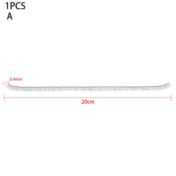 Små 4mm ögonfransar OOAK polymerlera babydocka ögonfransar Mutil- black 0.8mm